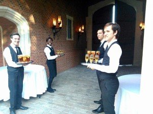 Very friendly and welcoming waiters and waitressing for a private party in London