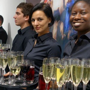 Waiting staff and bartenders for London galleries