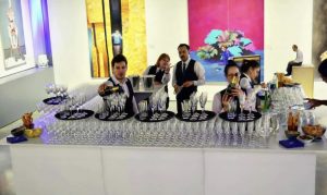 Bartenders for a gallery event in London