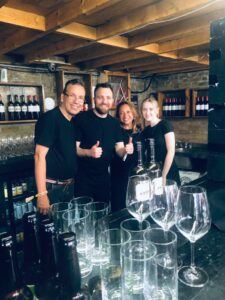 Waiting staff and bartenders for a party in London
