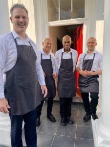 Professional waiting staff for a VIP event in London