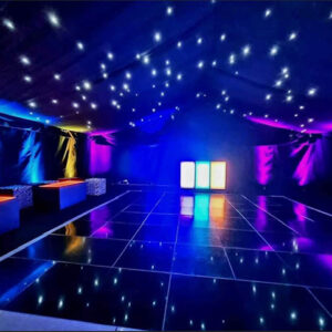 Marquee with a dance floor for hire