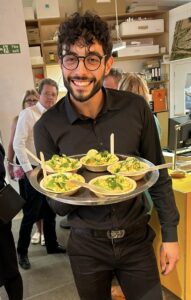 Waiter for a private party in London