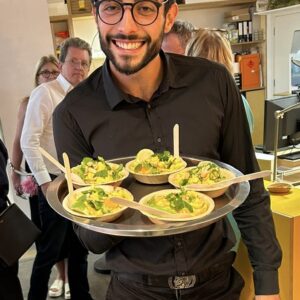 Waiter for a private party in London