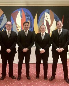 Hire butlers for a fine-dining event