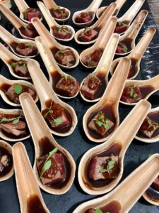 Canapes for private parties, galleries and corporate events